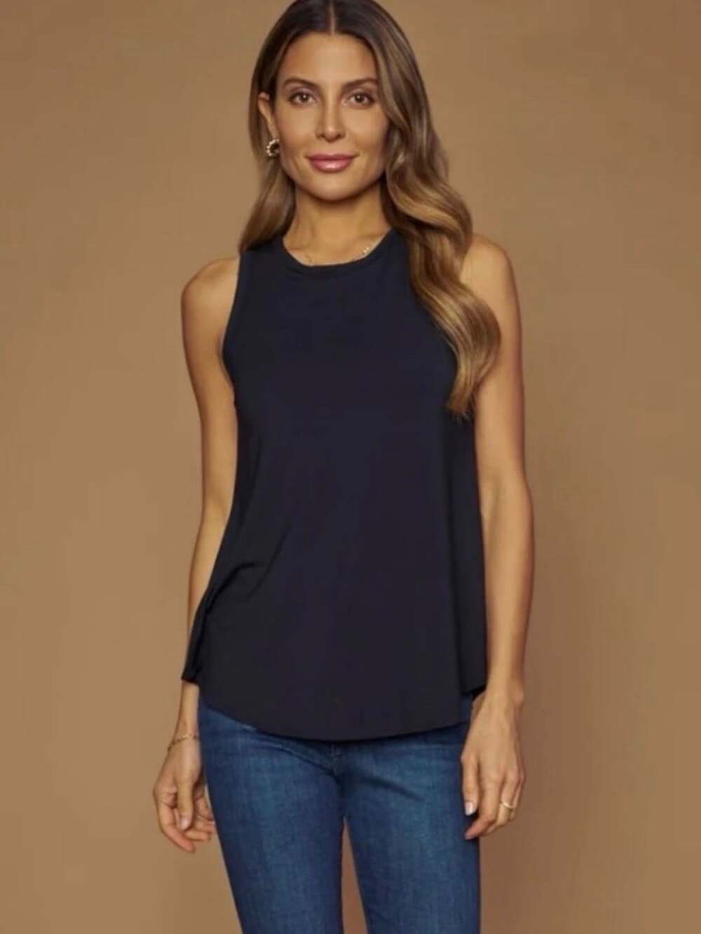 Shebird Built-In Bra Tank Top Black Size 3 US 6 Small